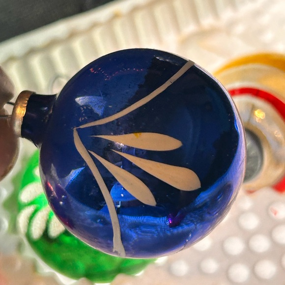 8 Vtg miniature Made in Columbia By Bradford Novelty Company Christmas ornaments - Picture 13 of 15